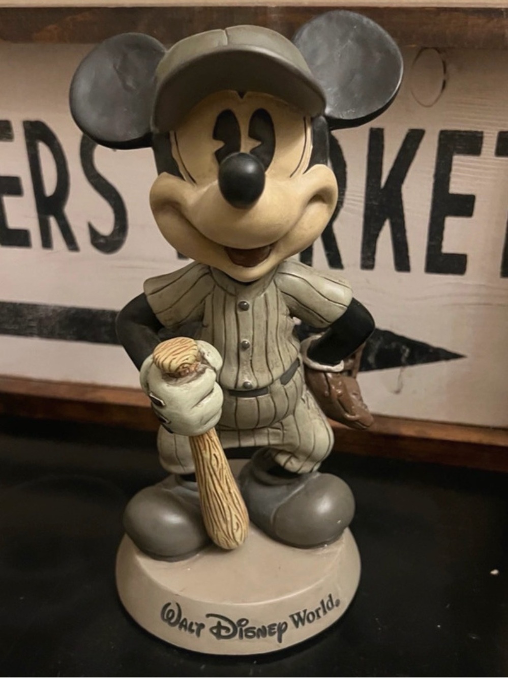 Walt Disney World Mickey Mouse Baseball Bobblehead